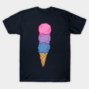 Bi Pride Flag Ice Cream / Sorbet T-Shirt
